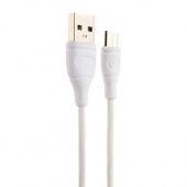 Кабель USB - Apple Lightning круглый белый 2,0м Exployd
