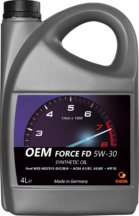 Масло OEM Force  5W30 SL FD, 4л син.