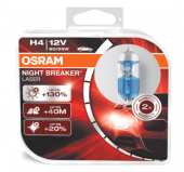 Лампы Osram H7 (55) (+130% яркости) Night Breaker Laser 2шт.