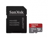 MicroSD 64Gb 10 class Sandisk Ultra Imaging +адаптер 