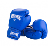 Перчатки боксерские 10oz синие к/з Reyvel RV-101