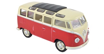 Модель VW T1 М1:24 красная