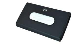 Диспенсор для салфеток Hyundai черный на солнцезащитный козырек тонкий
