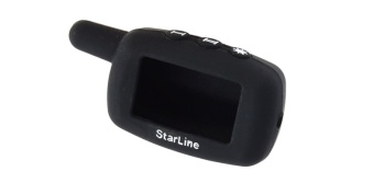 Чехол StarLine A6-9 силиконовый черный/синий