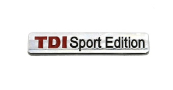 Наклейка металл "TDI Sport Edition" 8,3х1,7см