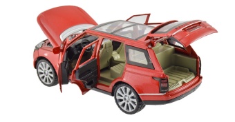 Модель Range Rover М1:24 красная