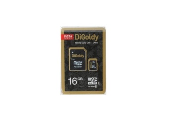 MicroSD 32Gb 10 class Digoldy +адаптер