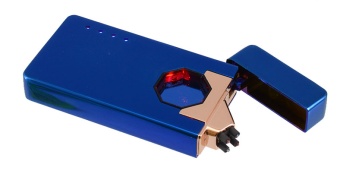 Зажигалка электронная HB153 синяя